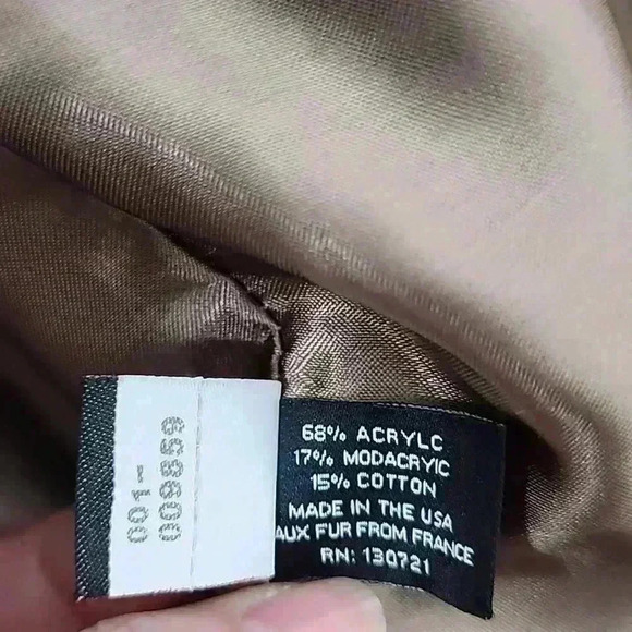 Wild Instinct Faux Fur Vest Jacket Nordstroms Medium Brown - Picture 4 of 6